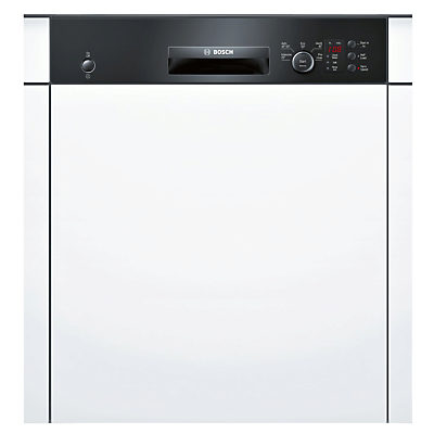 Bosch SMI50C16GB Semi-Integrated Dishwasher, Black